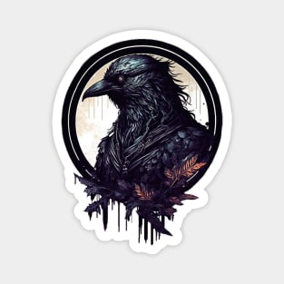 Gothic Raven Magnet