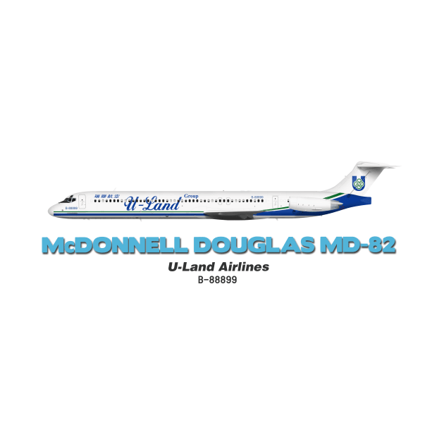 McDonnell Douglas MD-82 - U-Land Airlines by TheArtofFlying