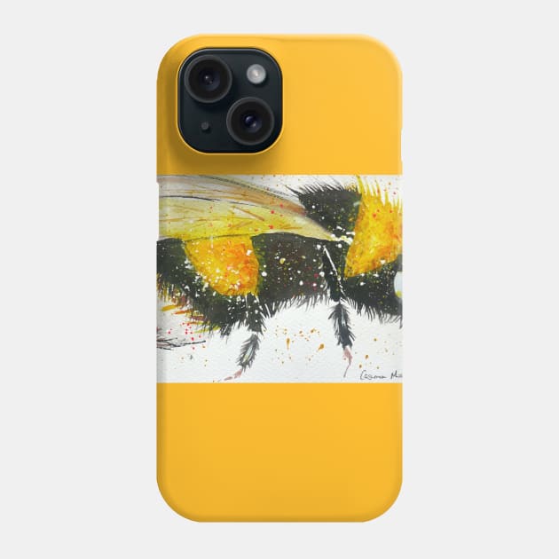 Cute Bumble bee, Save our Bees Phone Case by Casimirasquirkyart