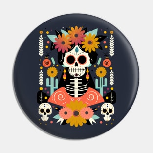 Dia De Los Muertos Pin