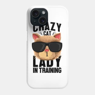 crazy cat lady Phone Case