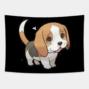 Beagle Kawaii Tapestry