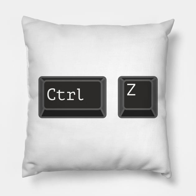 Ctrl Z Pillow by Reoryta