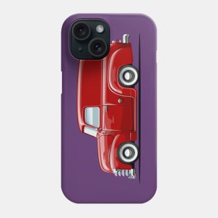 Cartoon retro delivery van Phone Case