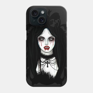 Lady vampire Phone Case