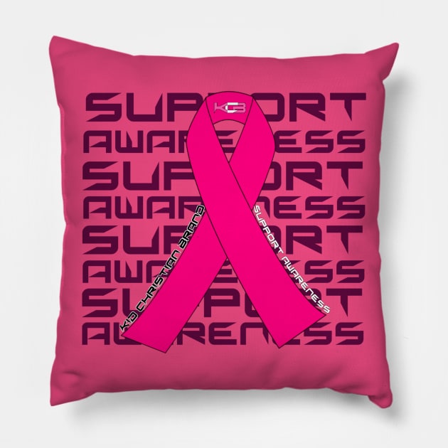 KC BRAND Breast Cancer Awareness 2 Pillow by KCBRAND21