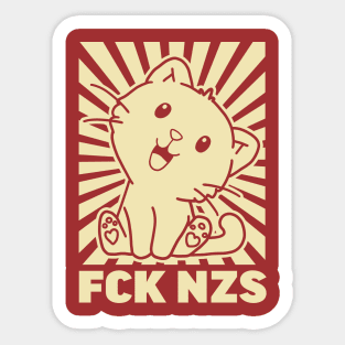 Antifa Stickers, FCK NZS