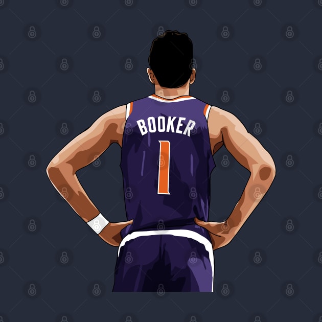 Devin Booker Vector Back by qiangdade