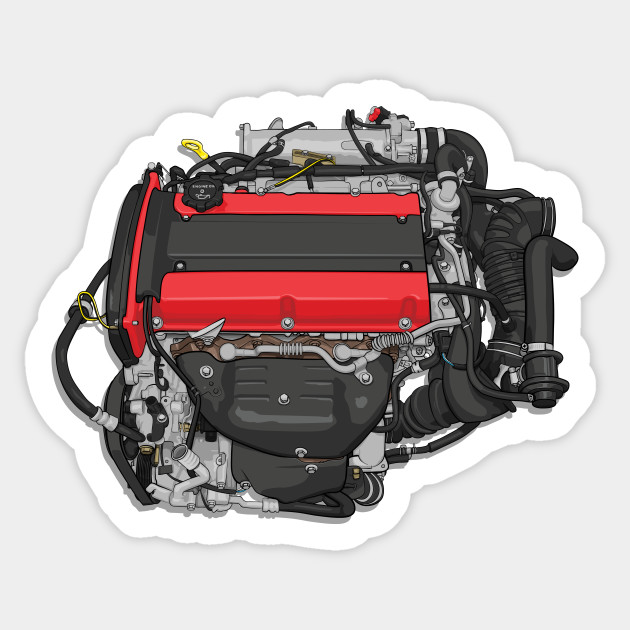4g63 Engine Sticker
