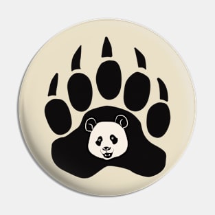 Panda Paw Design Pin