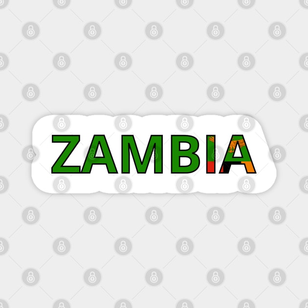 Drapeau  Zambia Magnet by Pixelforma