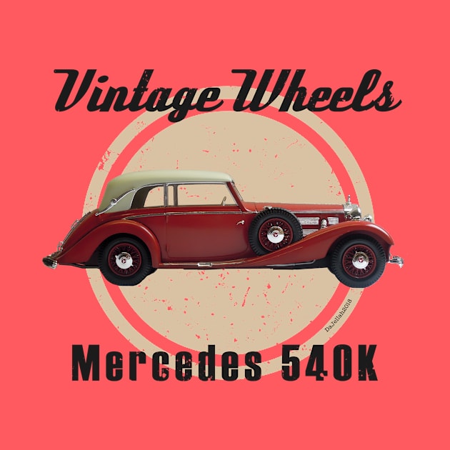 Vintage Wheels - Mercedes 540K by DaJellah