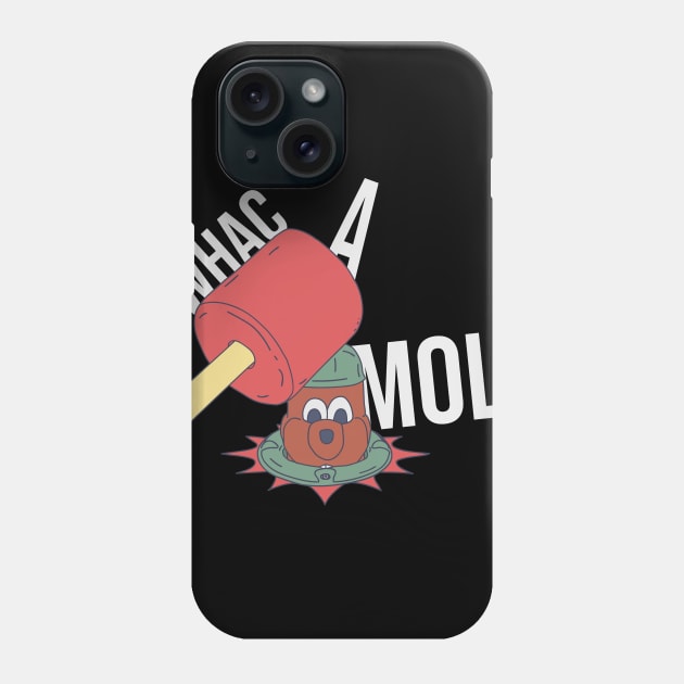 Whac a Mole - Beaver Mallet - Carnival Game Phone Case by DeWinnes