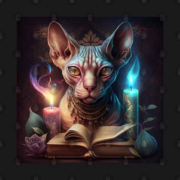 Black Magician Sphynx by Enchanted Reverie