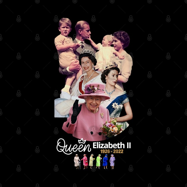 queen elizabeth vintage 1926-2022 by lubystevanus