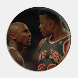 Michael Jordan vs Patrick Ewing, 1992 Vintage Pin