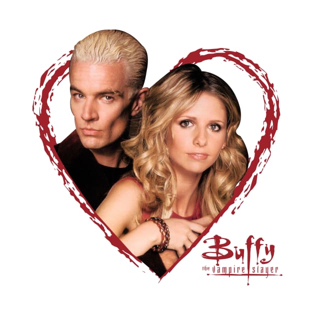 Buffy The Vampire Slayer Spike Love Story Retro Tv Show by Mendozab Angelob