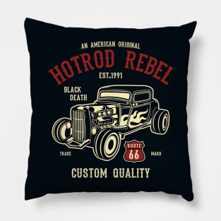 Hot Rod Rebel Pillow