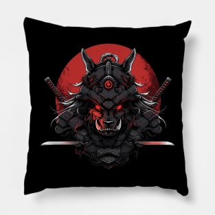 samurai dog Pillow