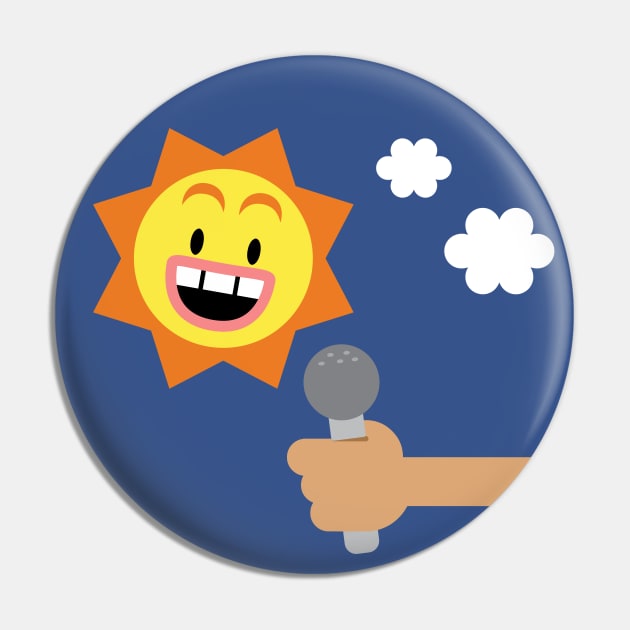 Happy Sun Interview Pin by HappyLand