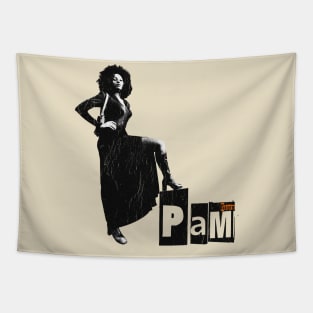 Retro PAM GRIER Tapestry