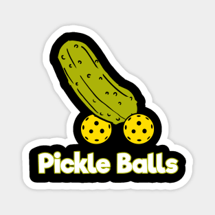 Pickleballs Magnet