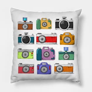 Retro Camers Pillow