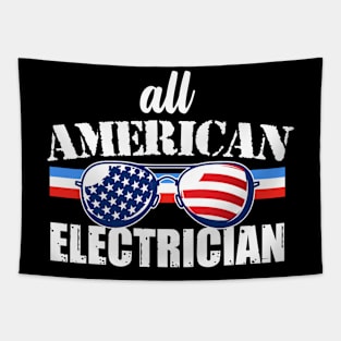 All American Electrician Tapestry