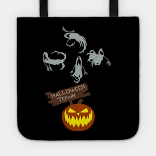 the nightmare before christmas graveyard ghost Tote