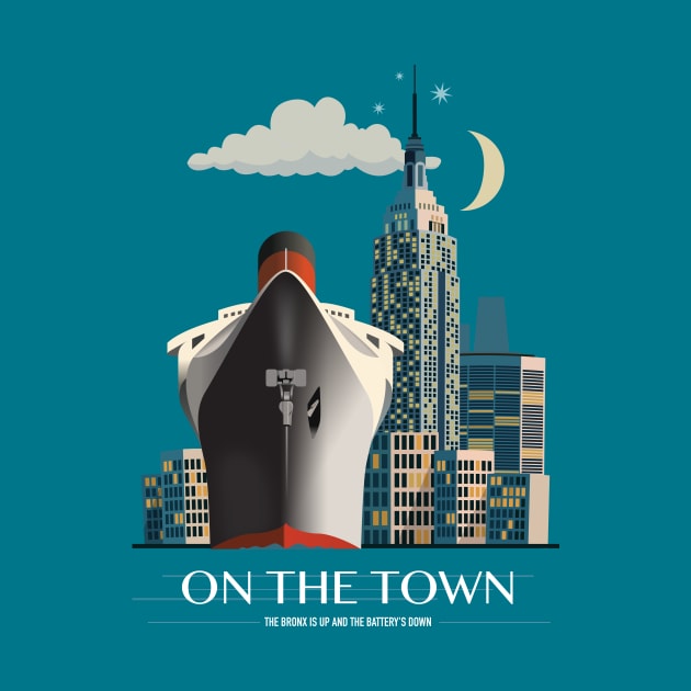 On The Town - Alternative Movie Poster by MoviePosterBoy