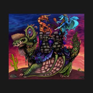 Triad of the radiant cactus Tower Dragons T-Shirt