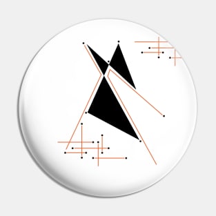 Linear abstract design Pin