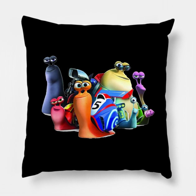 Snail turbo Pillow by Ronabuna