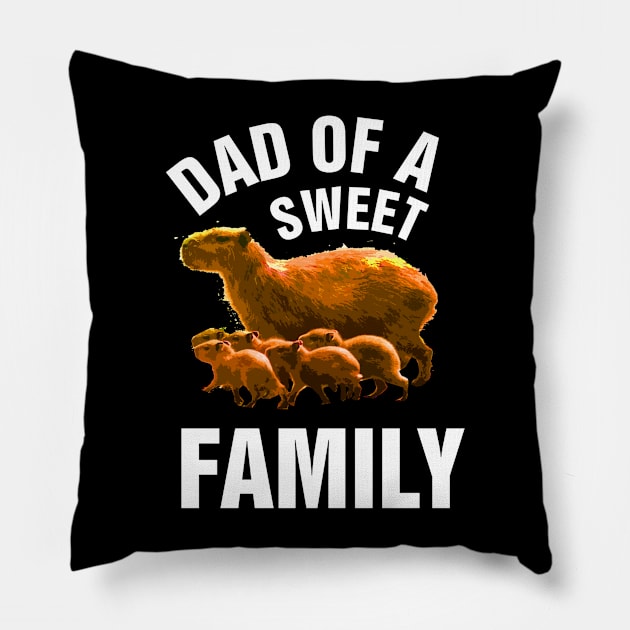 Dad Of The Sweet Family Pillow by richercollections