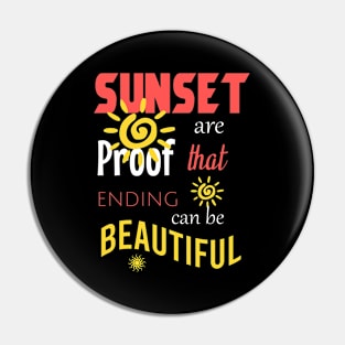 Sunset are proof that ending can be beautiful Pin