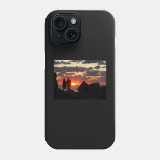 Sunset in the port of Jaffa, Israel Phone Case