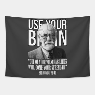 Use your brain - Sigmund Freud Tapestry