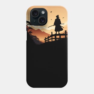 Samurai Silhouette #5 Phone Case