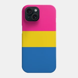 Seamless Repeating Pansexual Pride Flag Pattern Phone Case