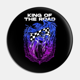 Blue Hawk King Of The Road Pin