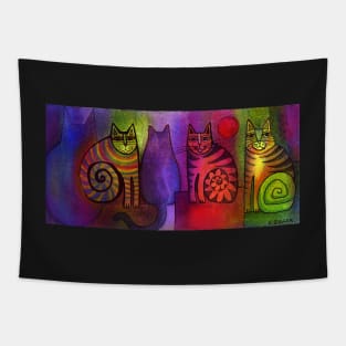 Cat party Tapestry