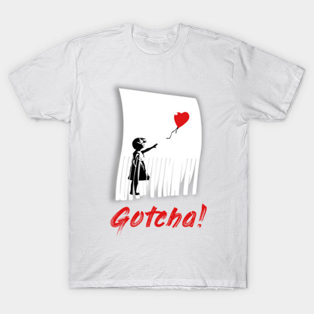 Gotcha Banksy Shredded Balloon Girl Love Is In The Street Art