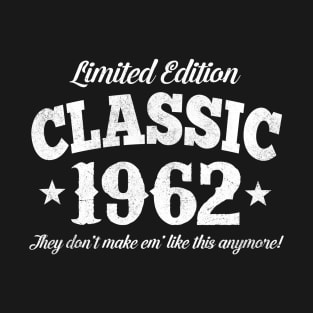 60 Years Old Vintage Classic Car 1962 60th Birthday T-Shirt