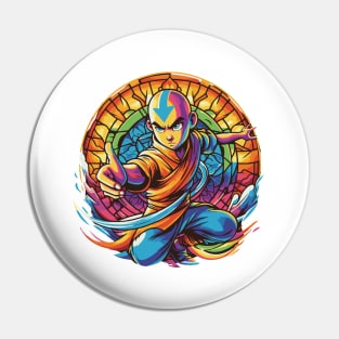 aang as the last air bender in battle position Pin