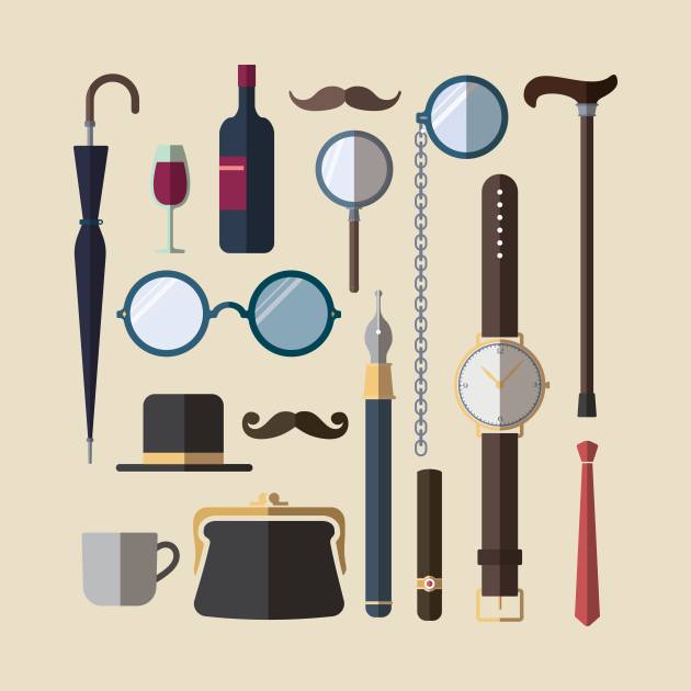 Gentleman's Accessories Gentleman Mug TeePublic