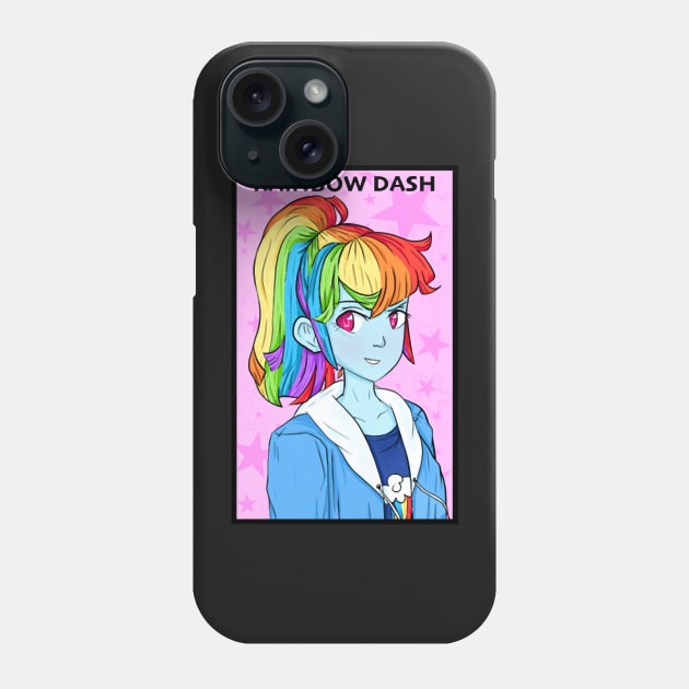 Rainbow Dash - My Little Pony Equestria Girls Phone Case by rWashor