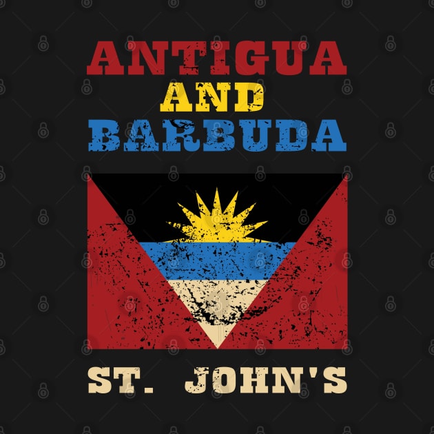 Flag of Antigua and Barbuda by KewaleeTee