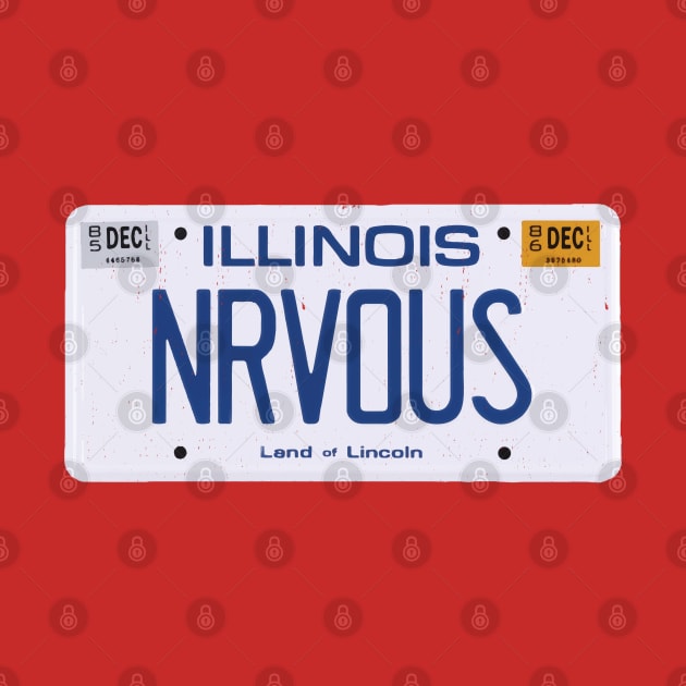 NRVOUS - Ferris Bueller Ferrari license plate by BodinStreet