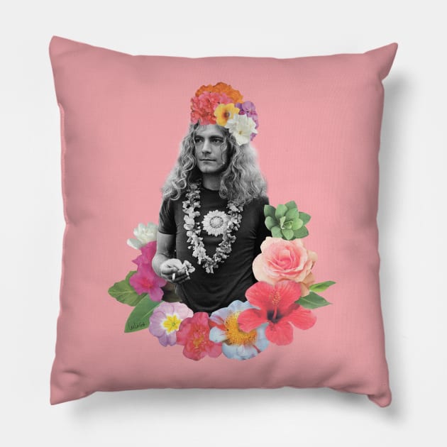 Robert Collage Pillow by luliga