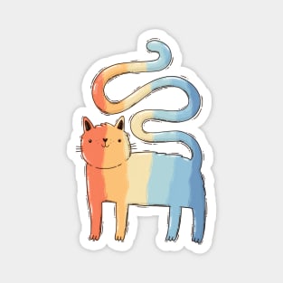 Colorful Cat Magnet